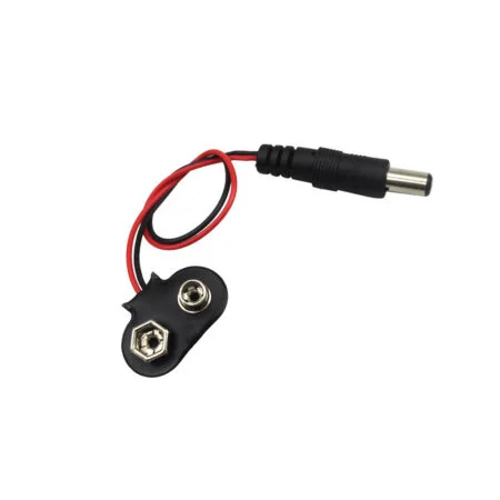 RoboMaterial 9v Battery to Jack adapter for Arduino