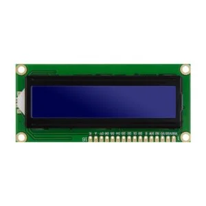 LCD Display Module 1602A with I2C - Blue Backlight with White Characters