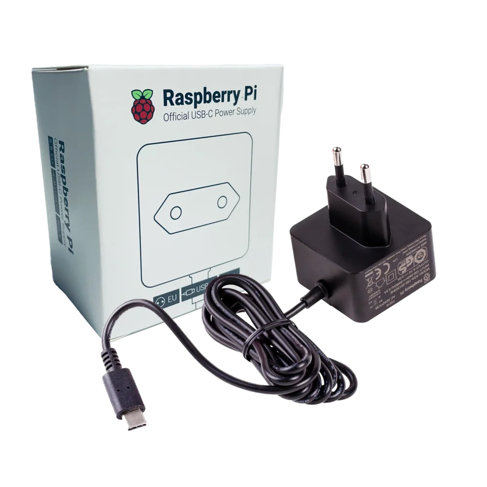 Official Raspberry Pi Power Supply Unit (PSU), black, with the box