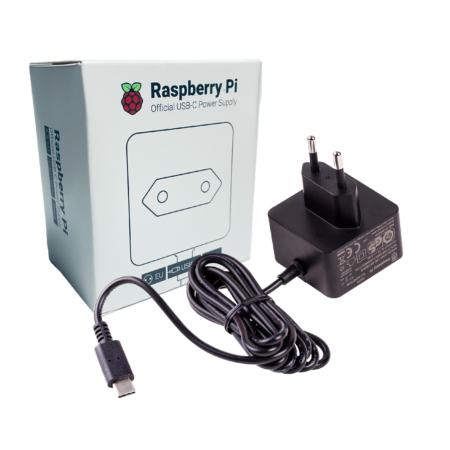 Official Raspberry Pi Power Supply Unit (PSU), black, with the box