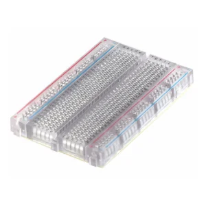 Transparent 400 point breadboard