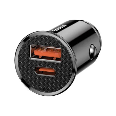 Baseus Circular Car Charger USB-C 5A 30W