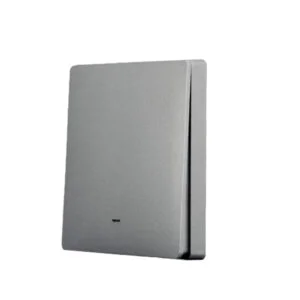 SmartWise Wall Switch Front Panel Grey 1-Gang