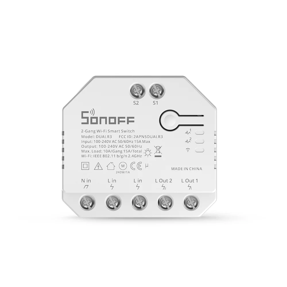 Sonoff Dual R3 WiFi Relay module