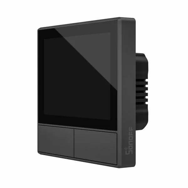 Sonoff NSPanel 2-gang smart WiFi wall switch with LED panel, thermostat and smart scene switch feature - Image 1