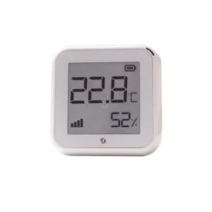 Shelly PLUS H&T Wi-Fi + Bluetooth humidity and temperature sensor with e-paper display (white)