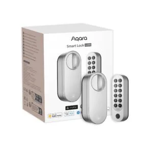 Aqara U200 smart retrofit door lock, Matter compatible, silver