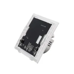 SmartWise B62 UNI Zigbee 3.0 + RF, 2-gang smart wall switch with universal wiring and physical push-button, WITHOUT FRONT PANEL