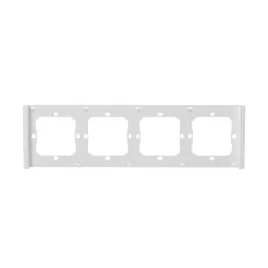 Sonoff 4 gang switch frame for M5-80 (SwitchMan) smart wall switches, white