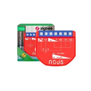 Nous B4Z smart Tuya Zigbee mini roller shutter controller relay module with switch input