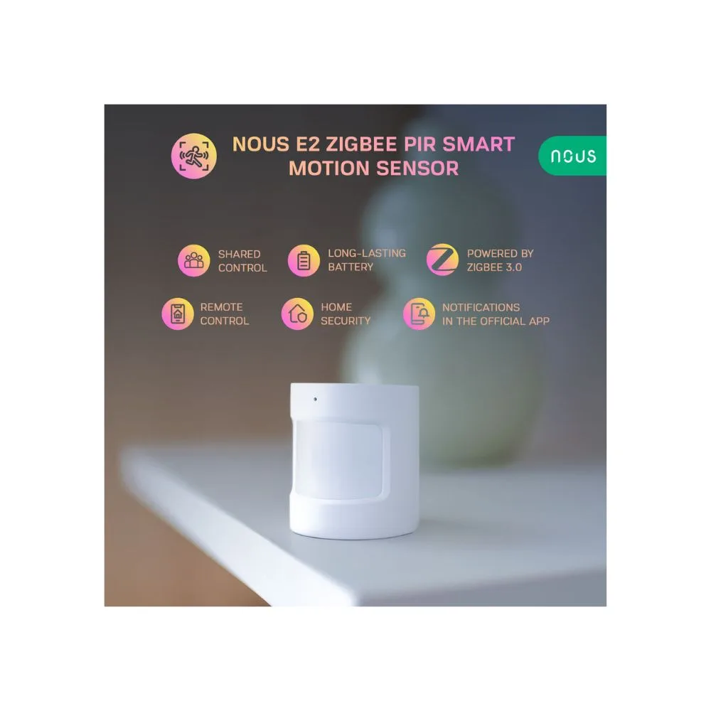 Nous E2 smart Tuya Zigbee wireless PIR motion sensor - Image 2