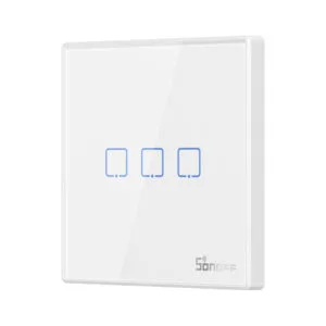 SONOFF T2 EU 3C RF (86 Type) RF 433MHz Wireless Wall Panel, 3 gang