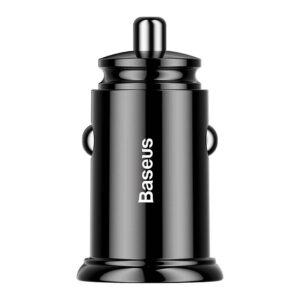 Baseus Φορτιστής Αυτοκινήτου Circular 2xUSB QC3.0 5A 30W (Μαύρο)