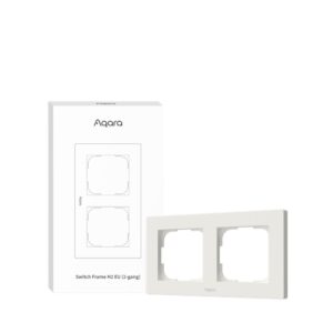 Aqara H2 EU Switch Frame (double / 2-gang), white