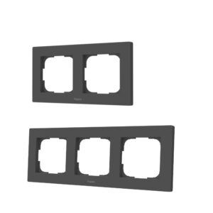 Aqara H2 EU Switch Frame (double / 2-gang), gray