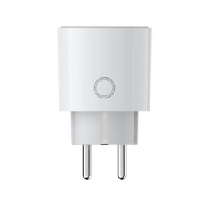 Aqara Power Plug H2 EU (RGB) – Smart plug with energy monitoring, Zigbee, Thread, Bluetooth, Matter, white (SP-P05D)