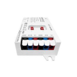 Gledopto AeX2gis – Two-channel WLED controller with relay and fuse, Wi-Fi, RF (GL-C-116WL-RF)