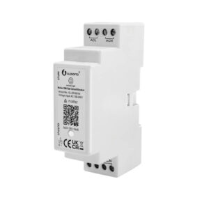 Matter DIN Rail Circuit Breaker – Single-circuit smart DIN-rail relay module, 16A, Wi‑Fi, Matter (GL-DR-001M)