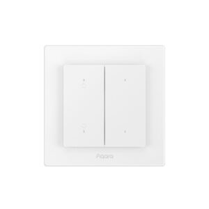 Aqara H2 Shutter Switch EU, Zigbee + Thread roller shutter wall switch, white/grey (DS-K02D)